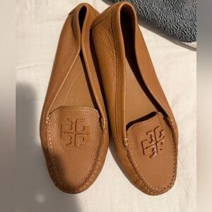 Tory Burch driving moccasins